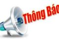 Thông báo về việc trả bằng TN THCS