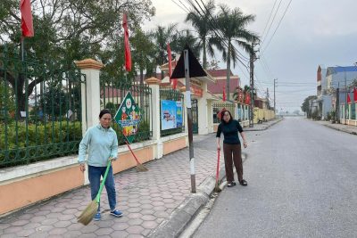 🌿 TRƯỜNG THCS NAM HOA TỔ CHỨC CÔNG TÁC TỔNG LAO ĐỘNG VỆ SINH NGÀY “CHỦ NHẬT XANH” CHÀO MỪNG ĐẠI HỘI ĐẠI BIỂU TOÀN QUỐC LẦN THỨ XIV CỦA ĐẢNG 🌿