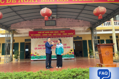 TRƯỜNG THCS NAM HOA TỔ CHỨC HỘI NGHỊ NÓI CHUYỆN CHUYÊN ĐỀ CHĂM SÓC SỨC KHỎE SINH SẢN – KẾ HOẠCH HÓA GIA ĐÌNH CHO HỌC SINH